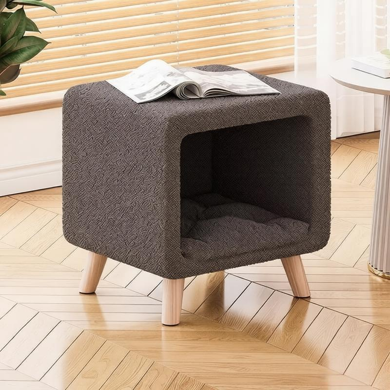 2-in-1 Cat Bed Side Table