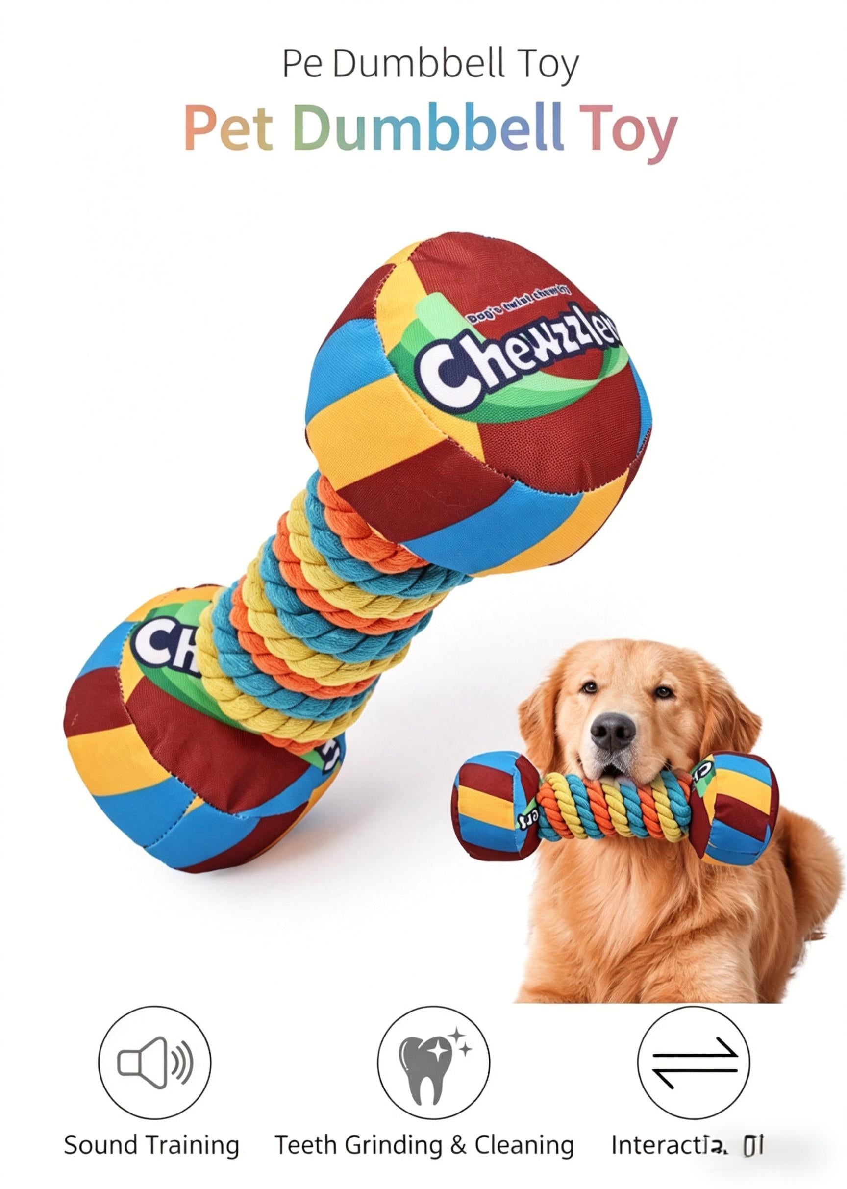 Chewzzlers Dog Rope Toy by DogLemi – Single Pack, 3 Designs Available